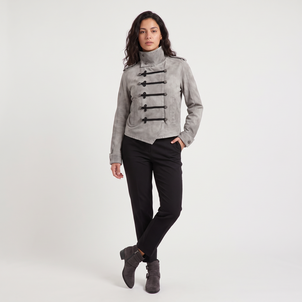 Women's Ash Grey Napoleon Jacket