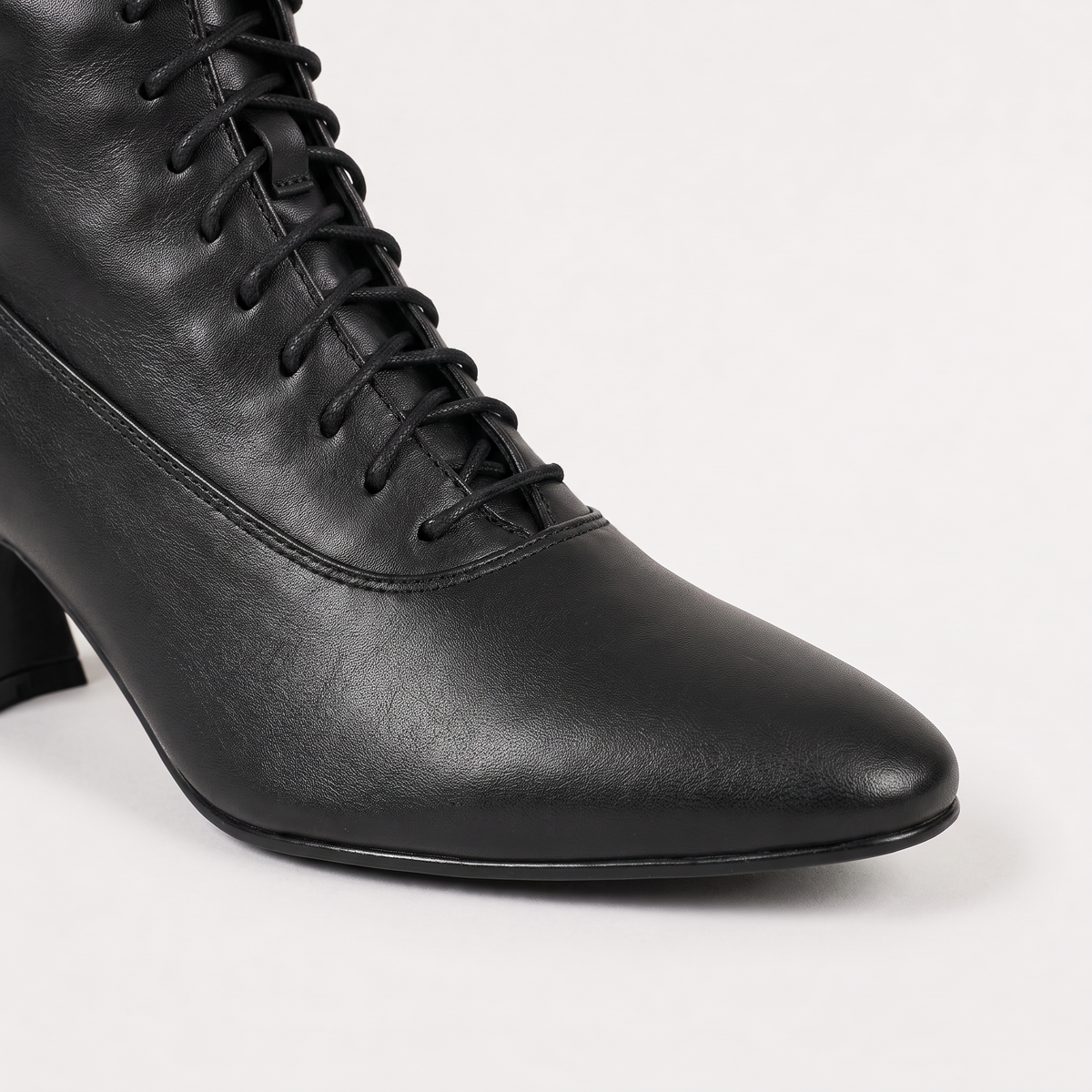 Women's Victorian Lace-Up High Heel Ankle Boots