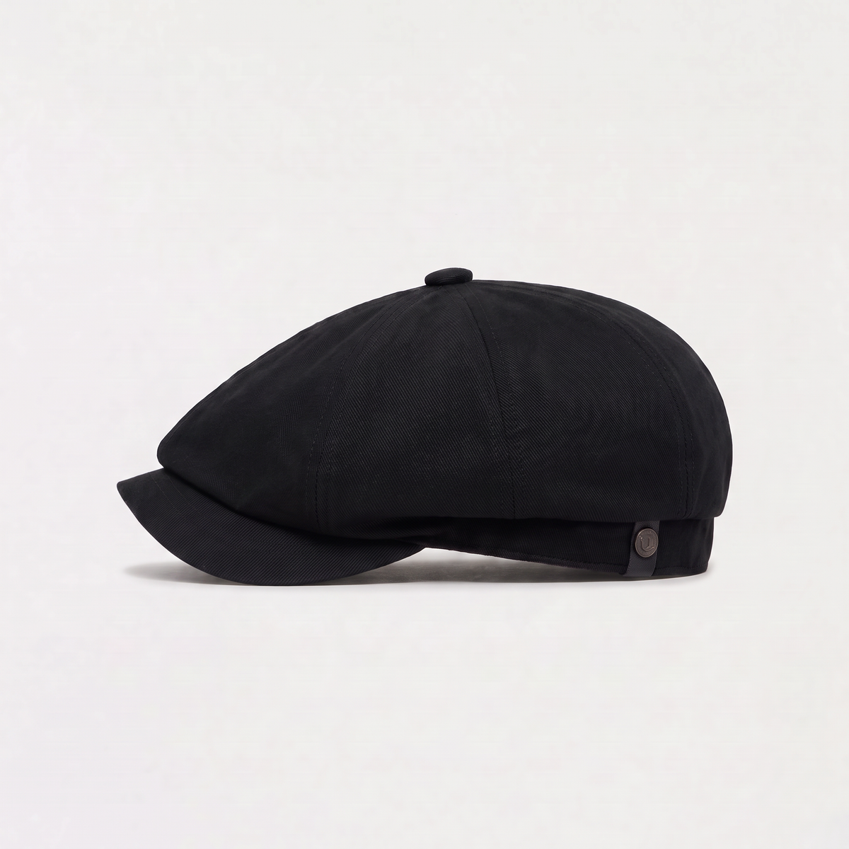Men's Herringbone Bakersboy Panelled Crown Cap