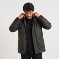 Men's Oil-Waxed Corduroy Collar Jacket