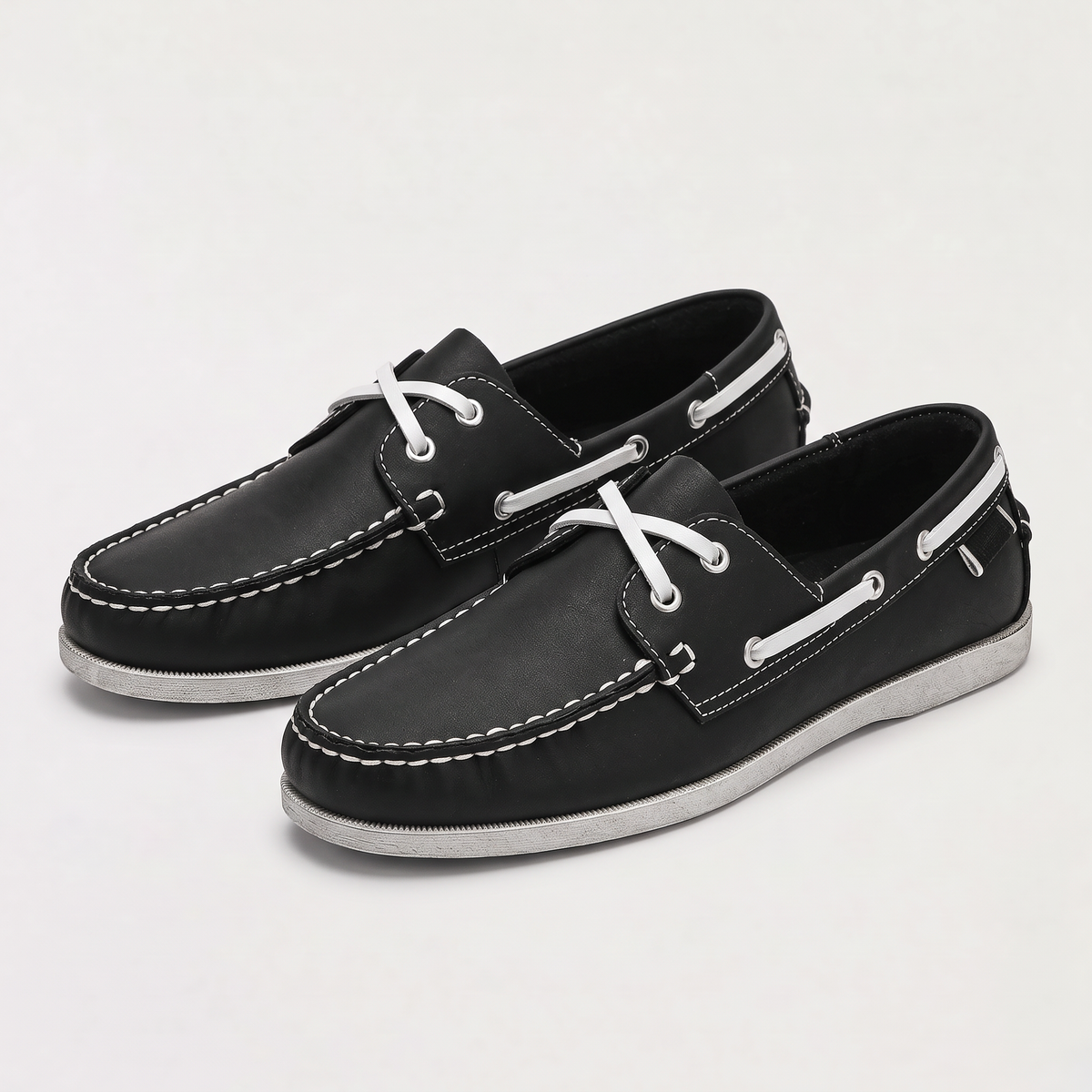 Men's Leather Boat Loafers