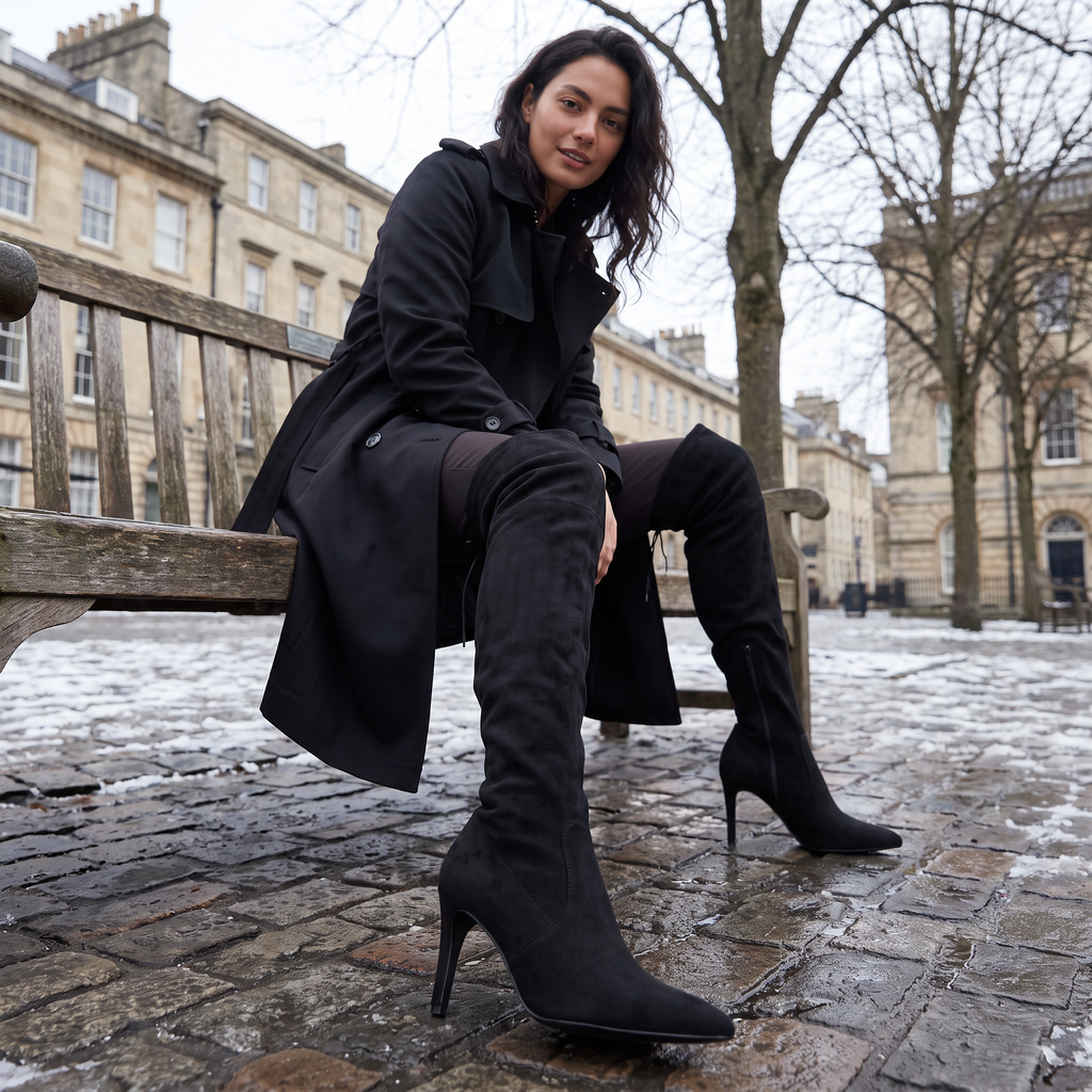Women’s Tall Suede-Look Boots
