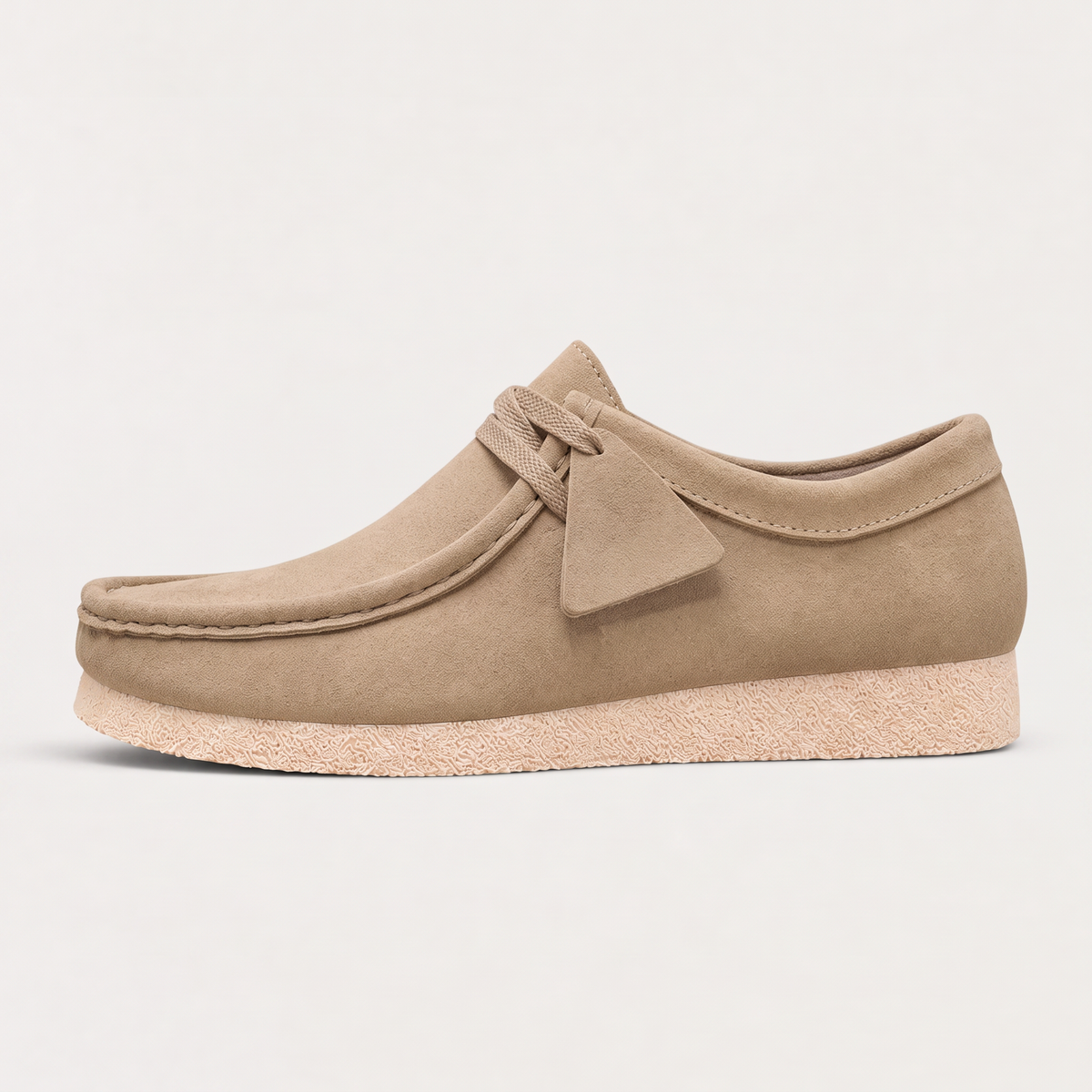 Men's Lace-Up Suede-Look Moccasin Shoes