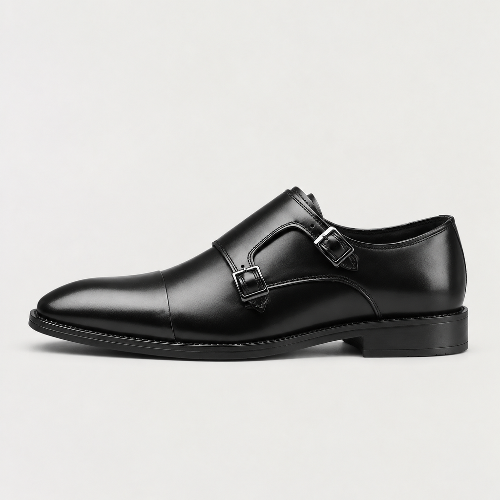 Men's Double Monk Strap Dress Shoes