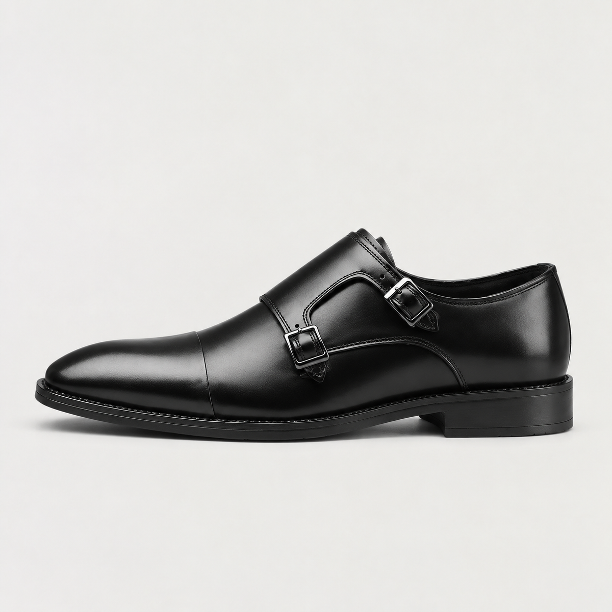 Men's Double Monk Strap Dress Shoes
