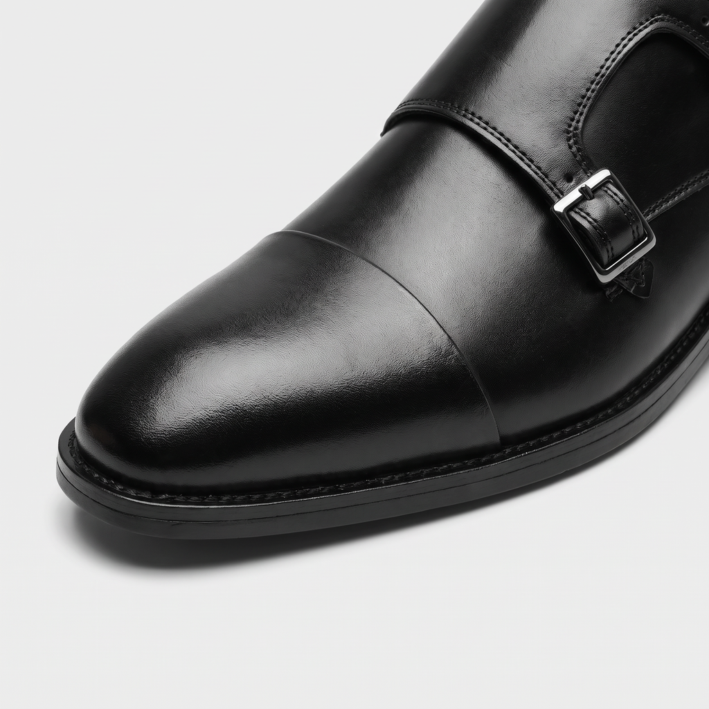 Men's Double Monk Strap Dress Shoes