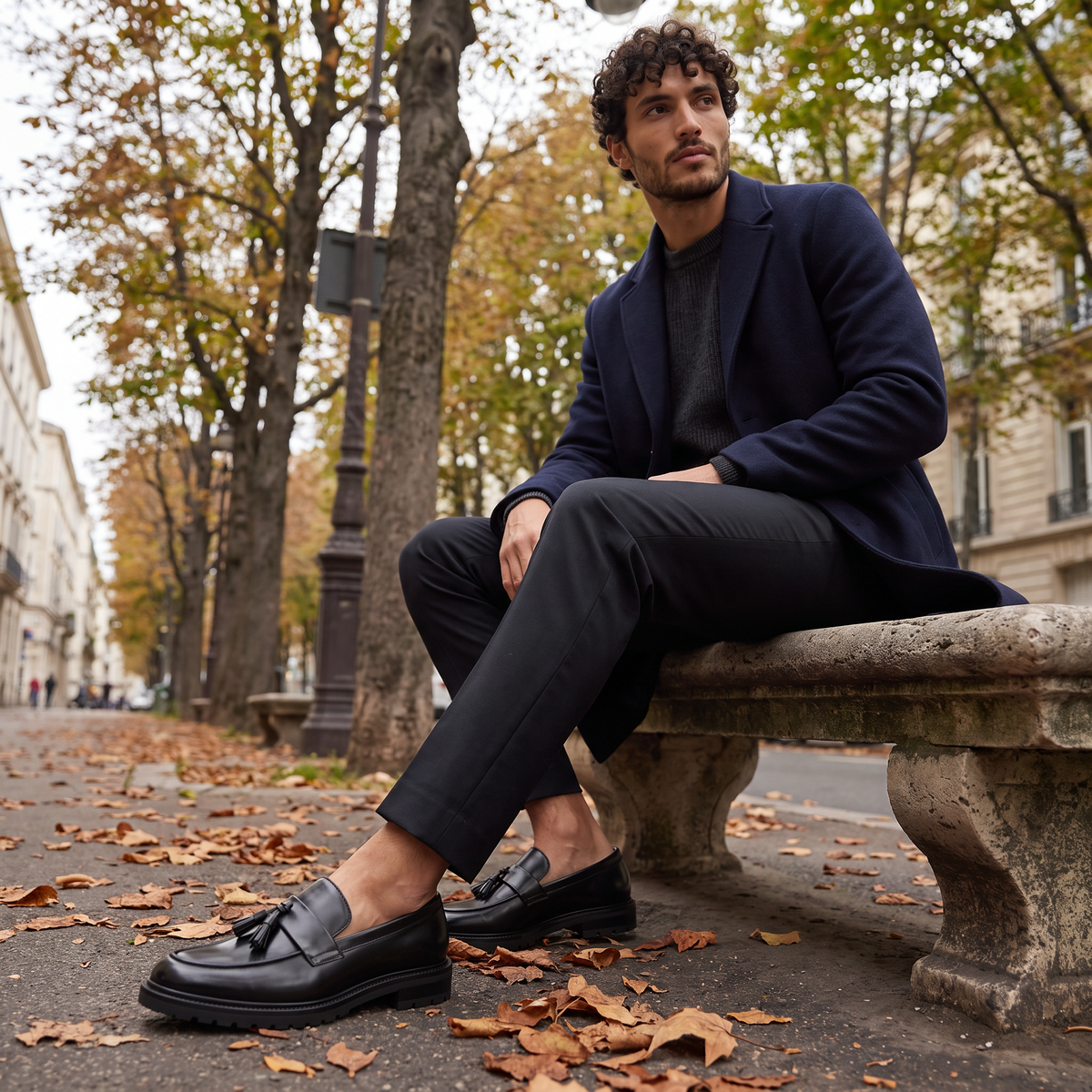 Men's Chunky Sole Tassel Loafers