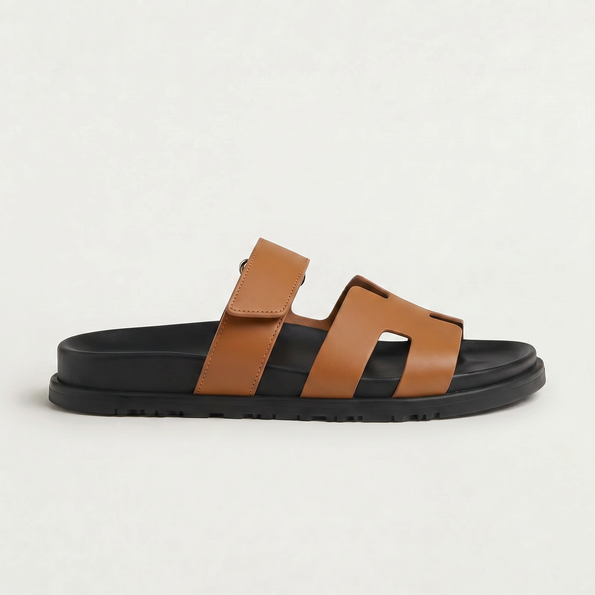 Women's Double Strap Flat Slide Sandals