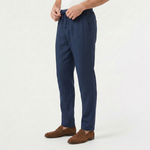 Men's Drawstring Straight Leg Pants