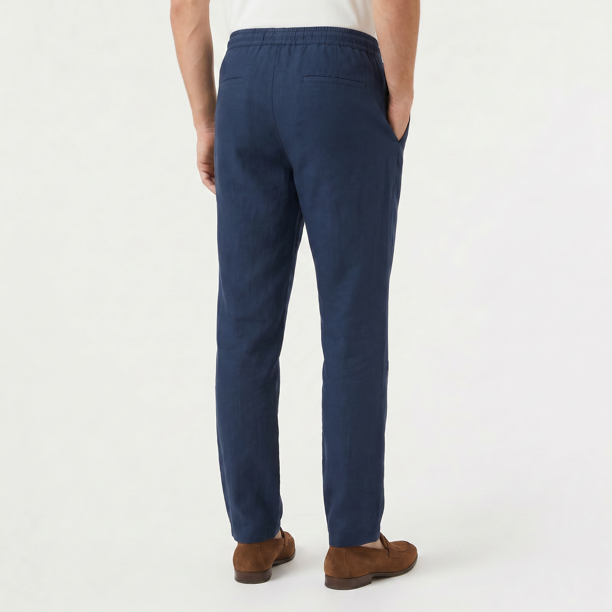 Men's Drawstring Straight Leg Pants