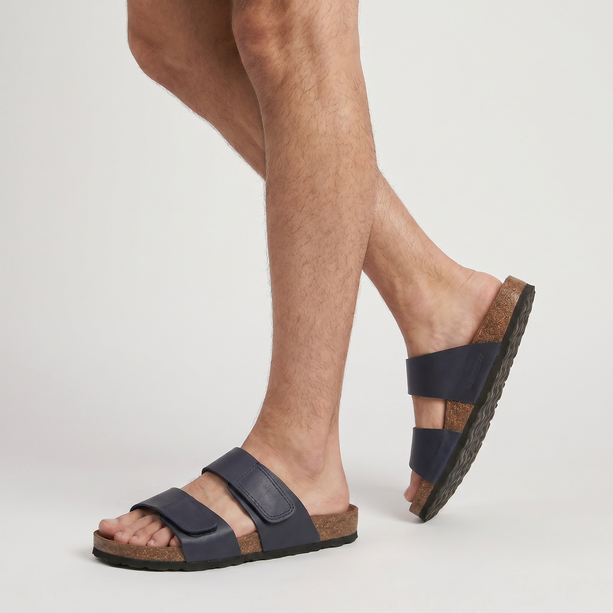 Men's Double Strap Slide Sandals