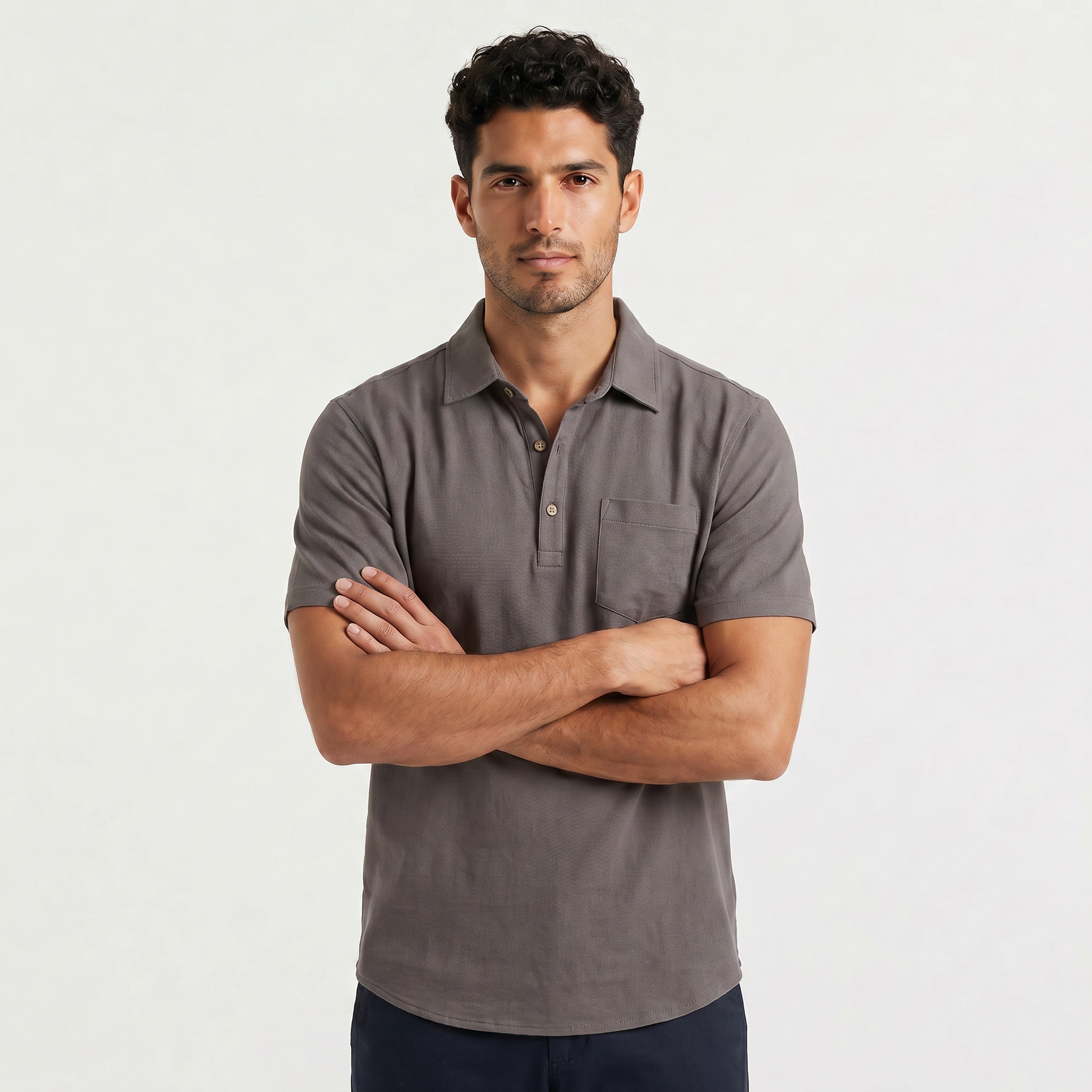 Men's Short Sleeve Polo Shirt | Chest Pocket