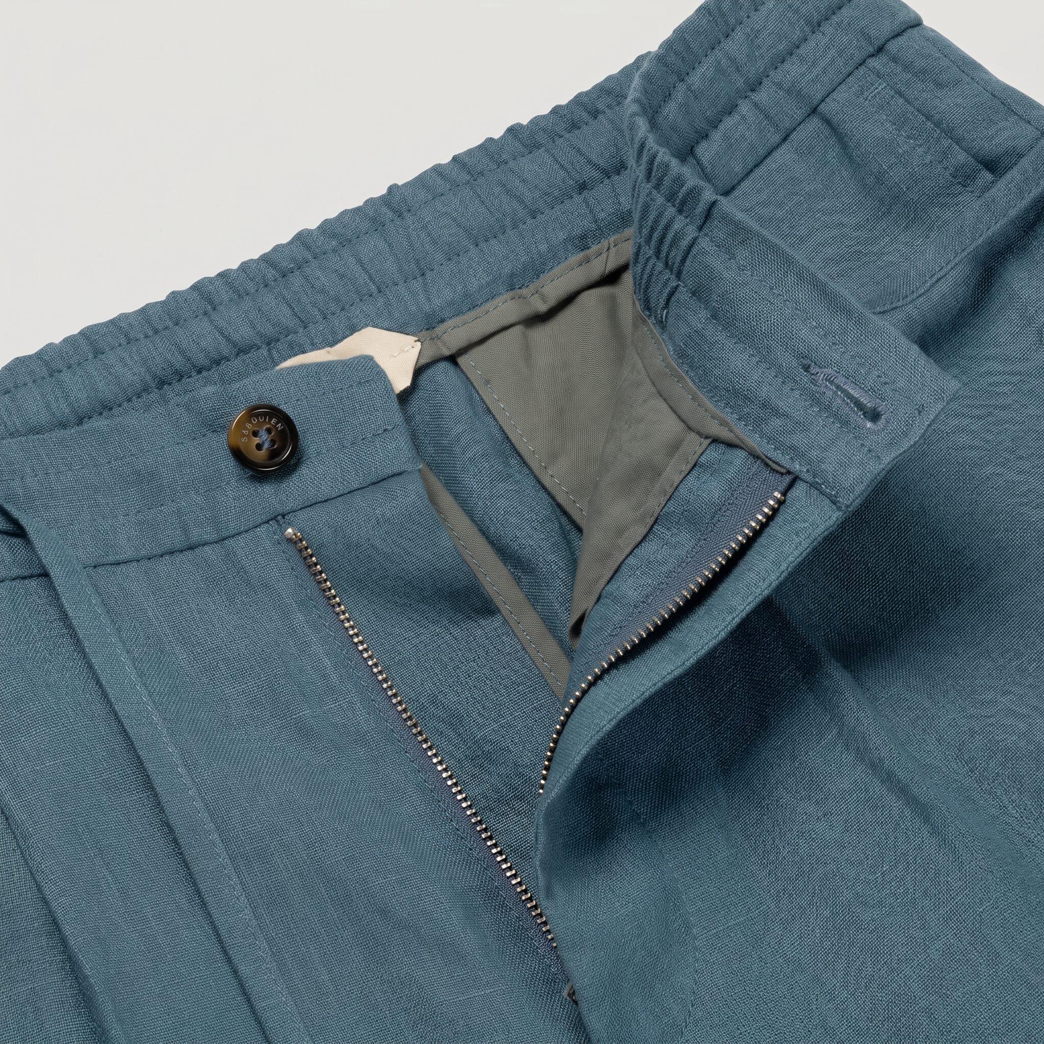 Men's Linen Drawstring Seaside Trousers