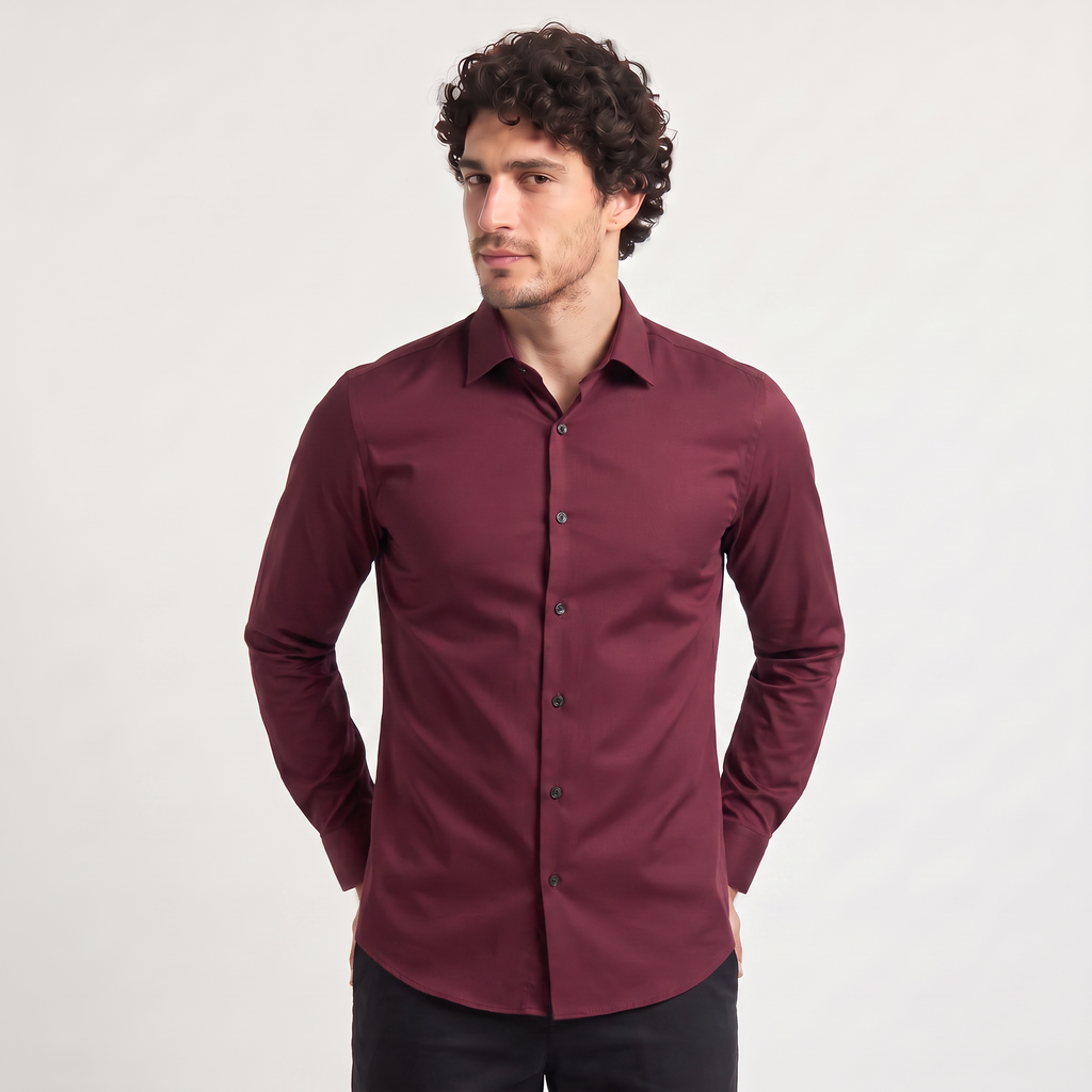 Men's Slim-Fit Dress Shirt