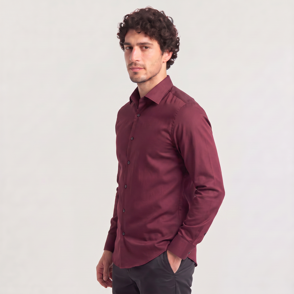 Men's Slim-Fit Dress Shirt