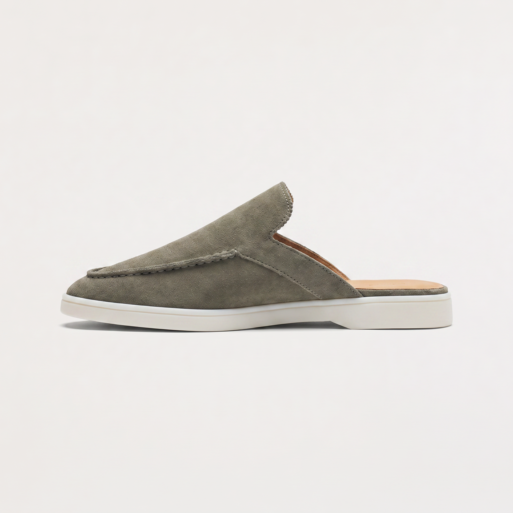 Women's Backless Suede Slip-On Loafers