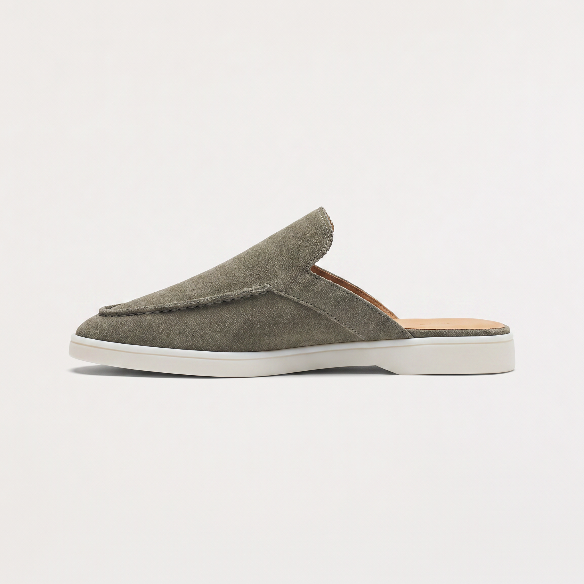 Women's Backless Suede Slip-On Loafers