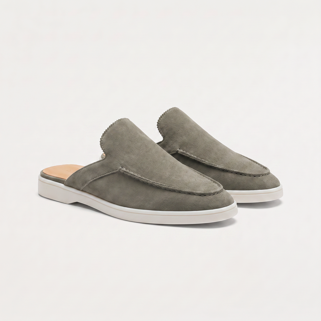 Women's Backless Suede Slip-On Loafers