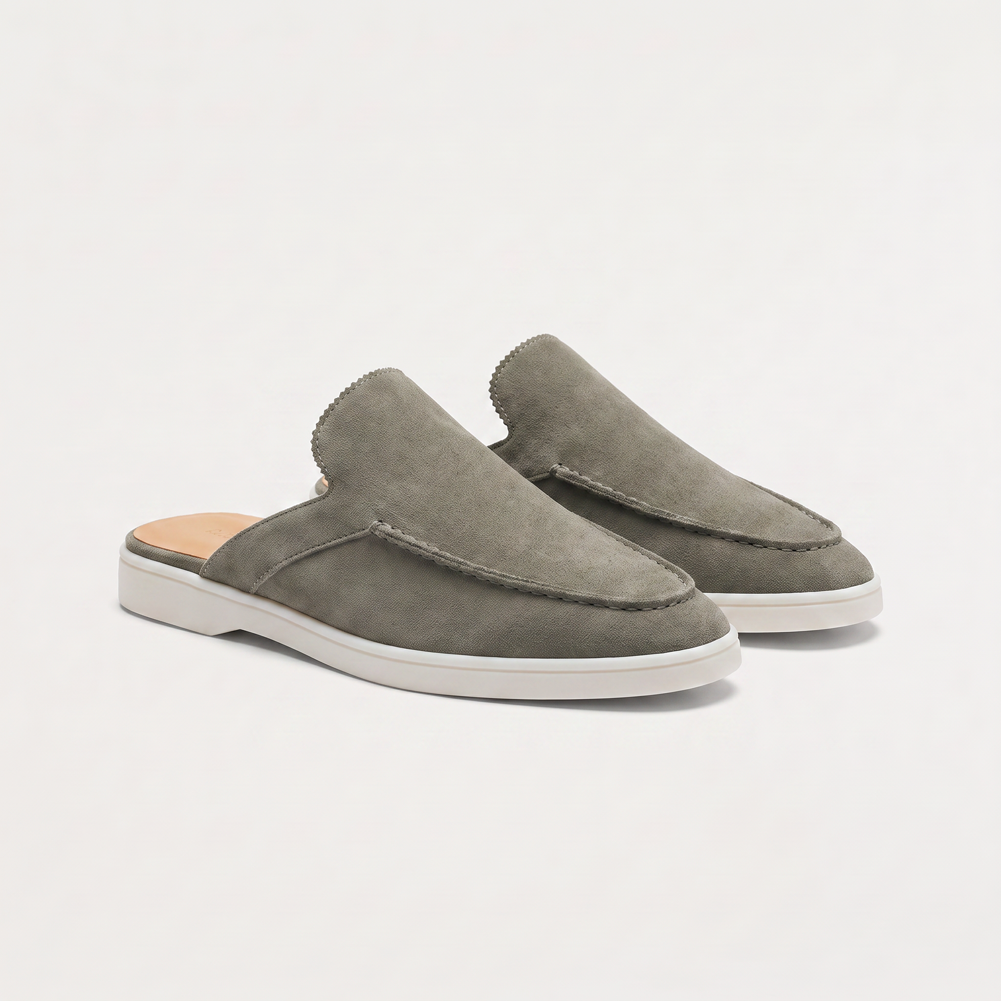 Women's Backless Suede Slip-On Loafers