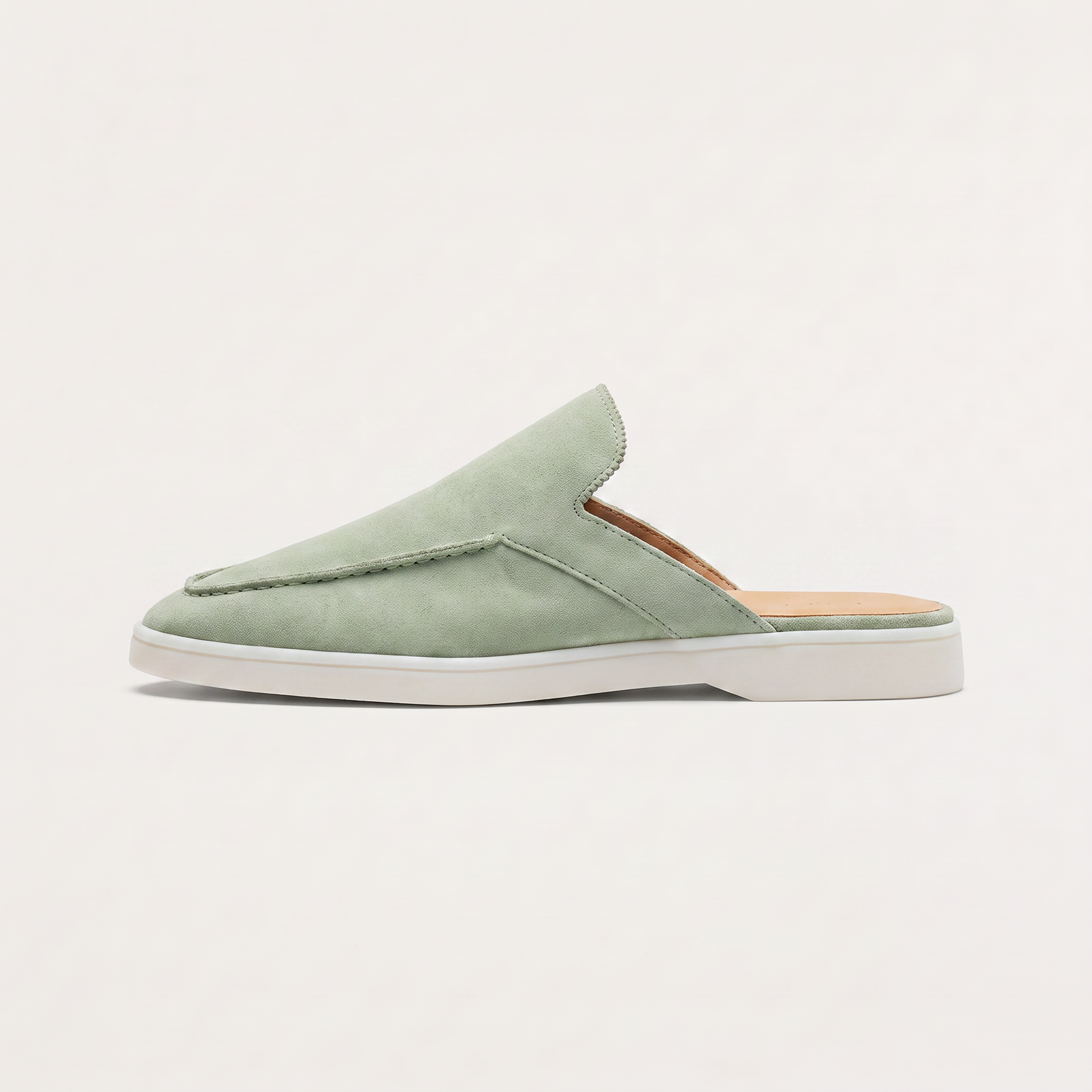 Women's Backless Suede Slip-On Loafers