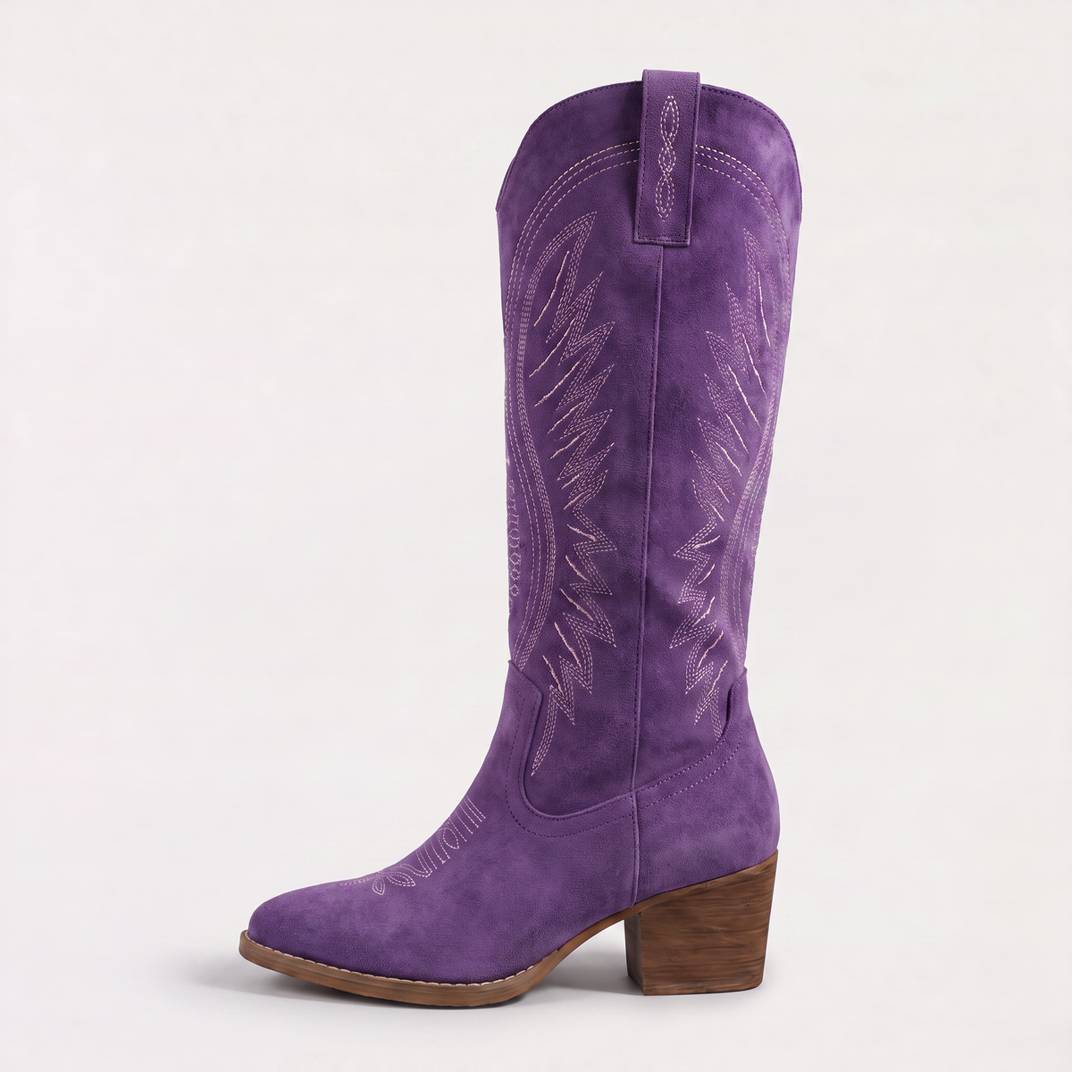 Women's Embroidered Western Knee-High Boots