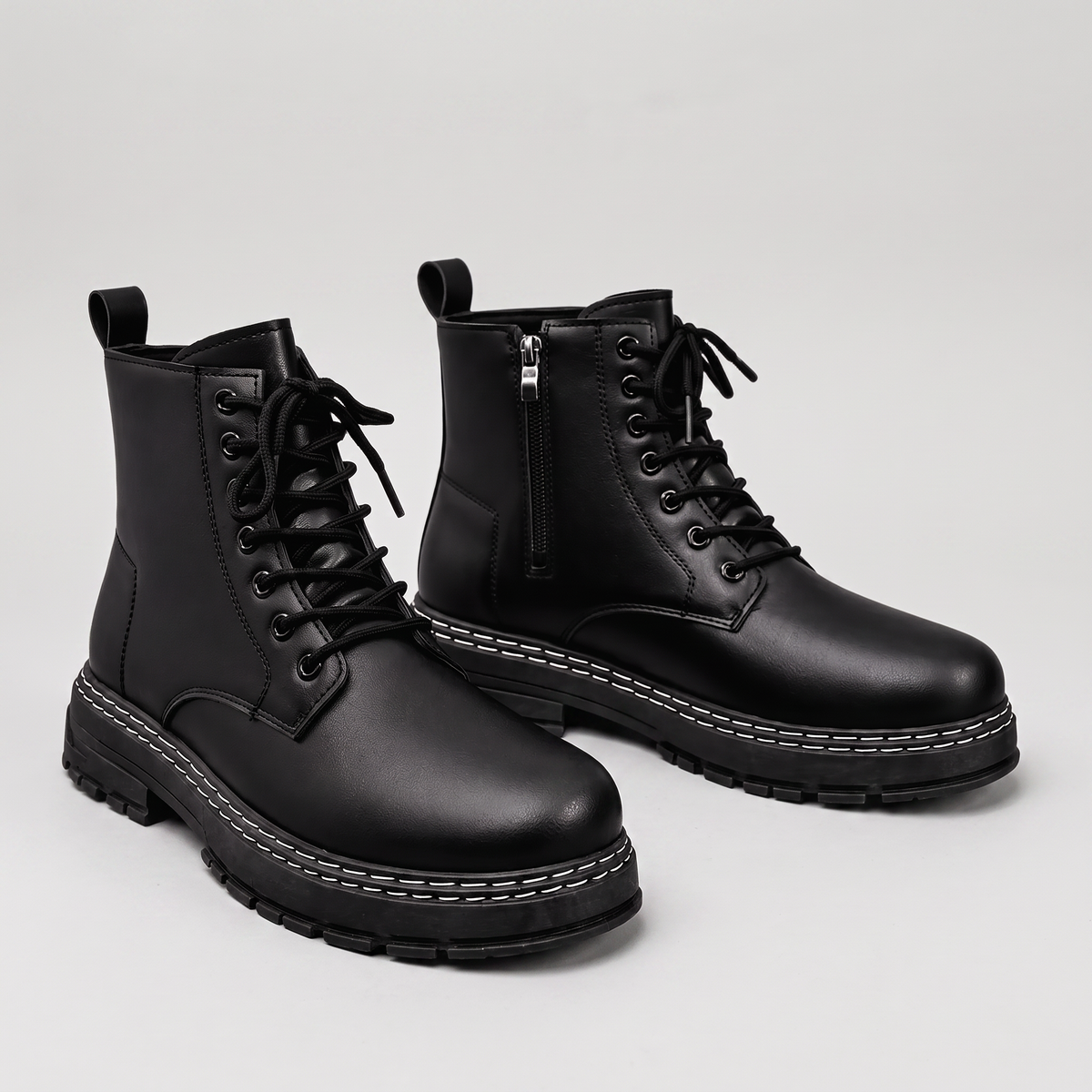 Men's High-Top Lace-Up Hiking Boots
