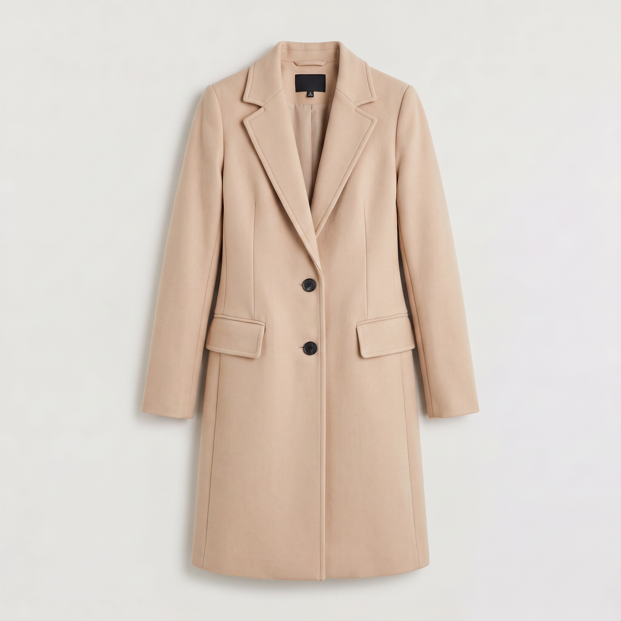Women's Classic Long Single-Breasted Coat