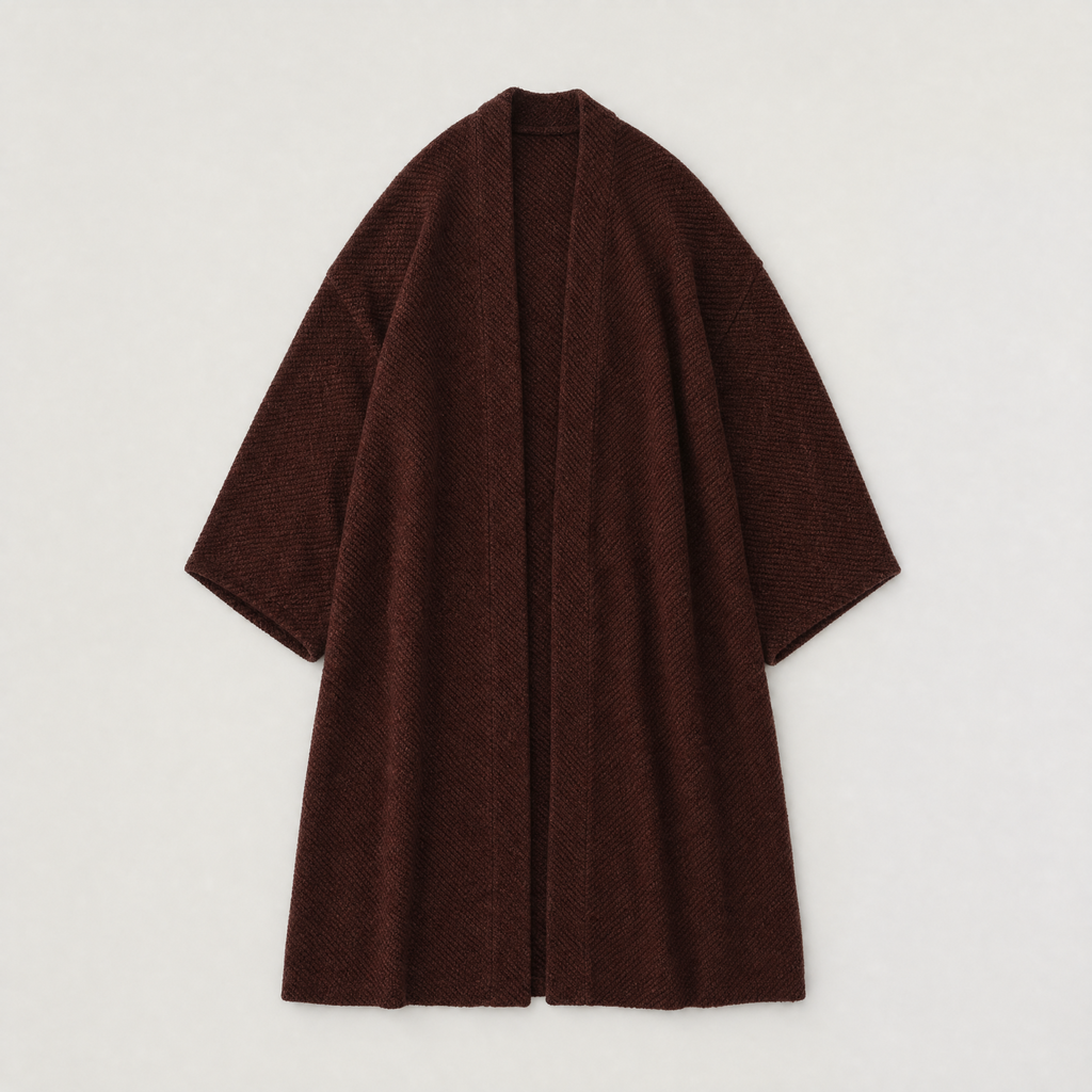 Women's Long Line Open-Front Knit Cardigan