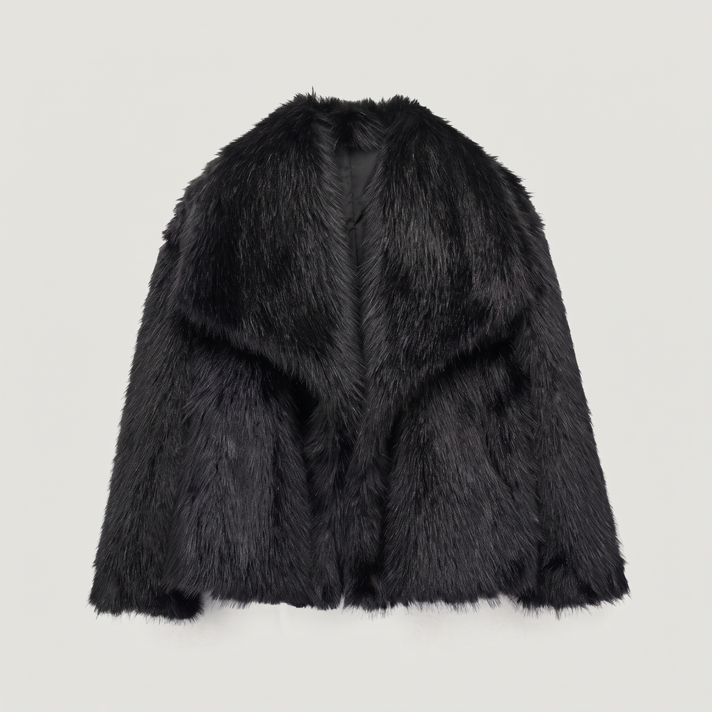 Women's Longline Faux Fur Coat