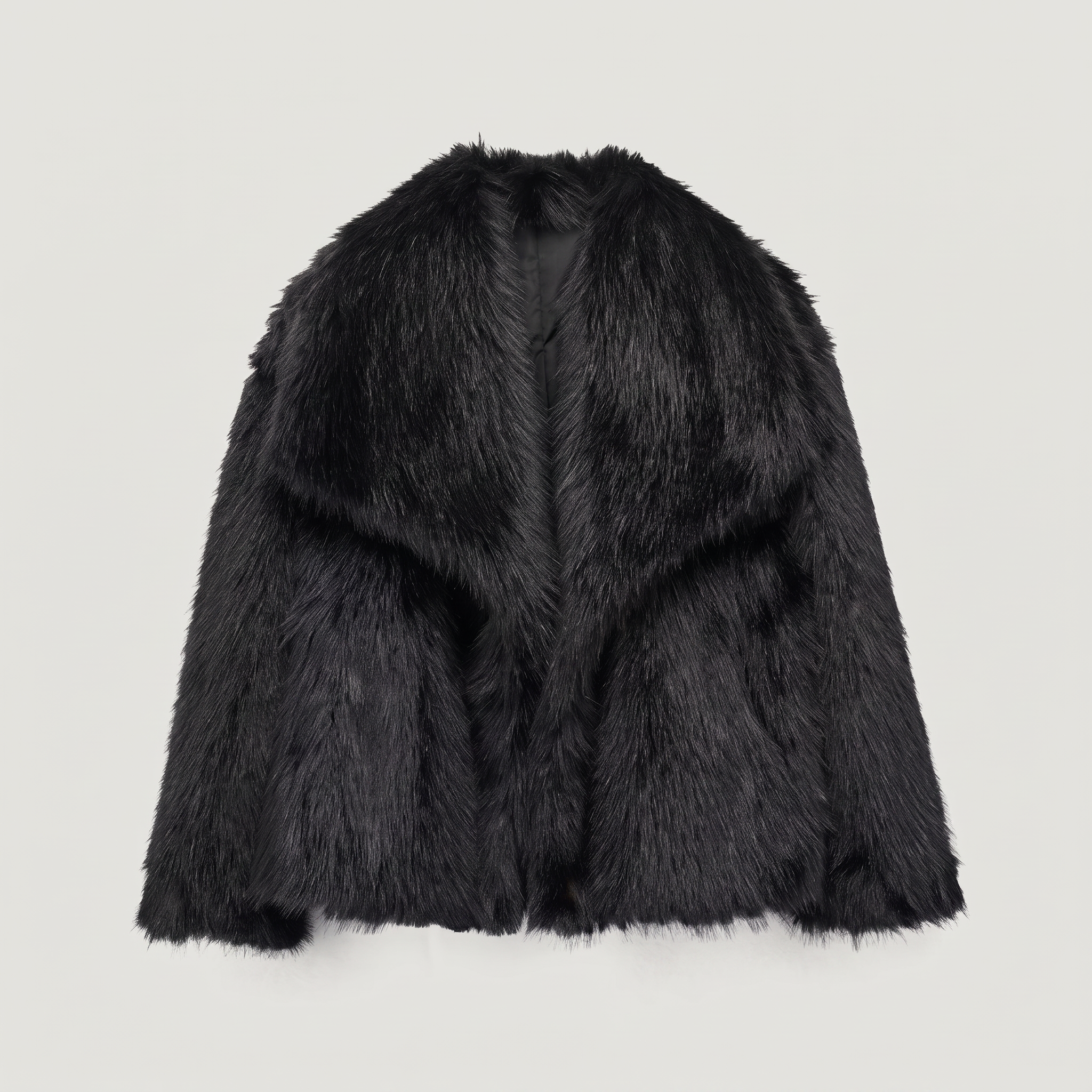 Women's Longline Faux Fur Coat