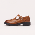 Women's T-Bar Brogue Mary Jane Shoes