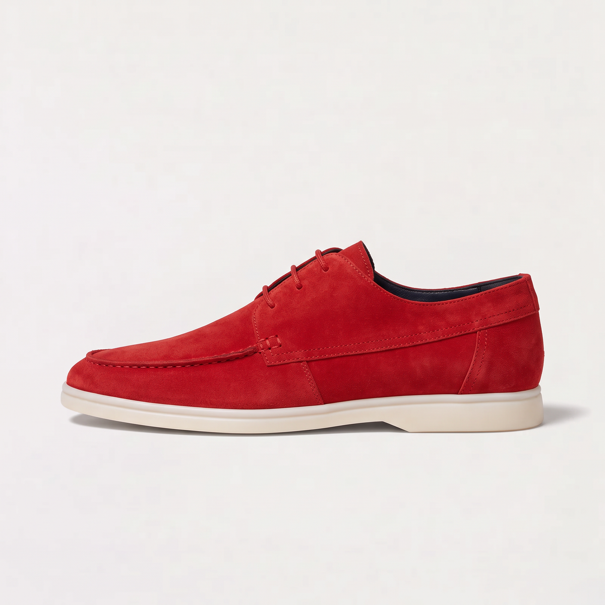 Men's Classic Suede Lace-Up Loafers