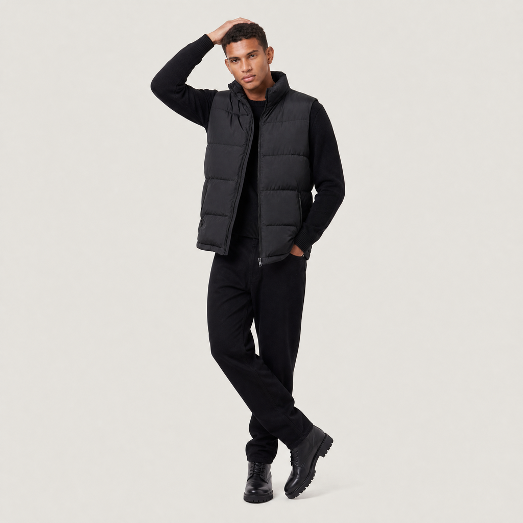 Men's Quilted Puffer Gilet