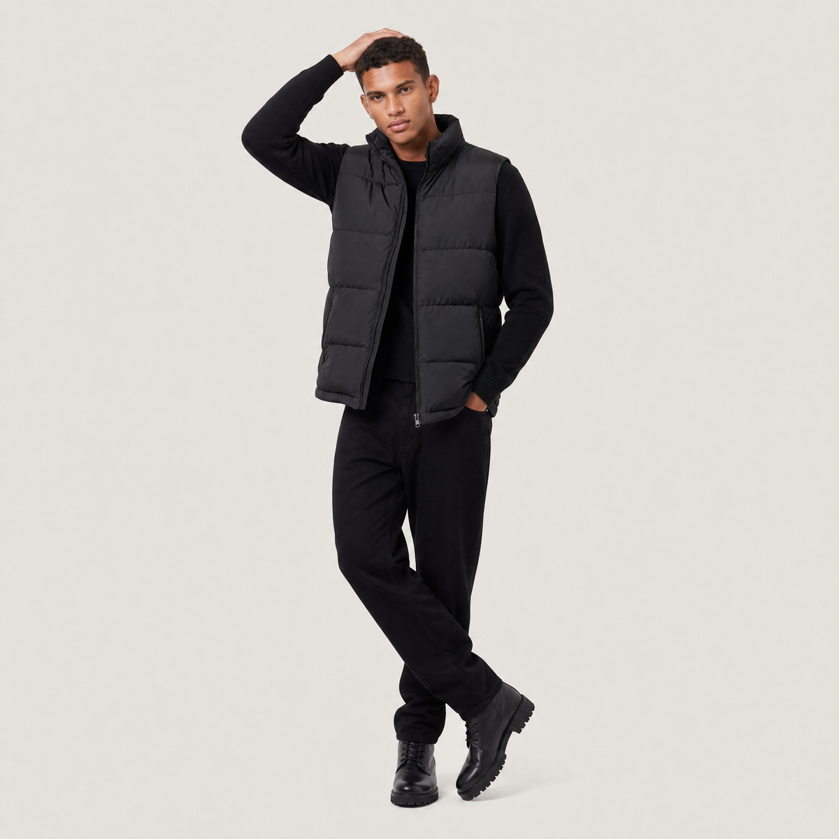Men's Quilted Puffer Gilet