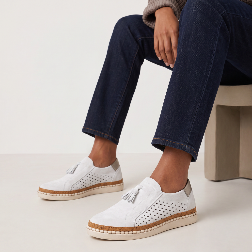 Women's Orthopedic Wide-Fit Slip-On Loafers