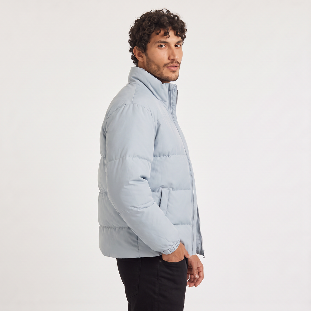 Men's Quilted Puffer Winter Jacket