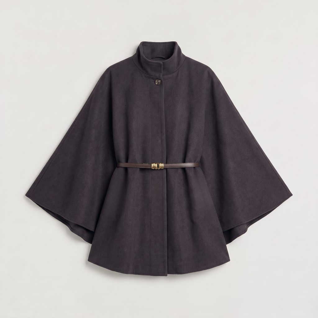 Women's Long Knit Poncho – Cape Coat