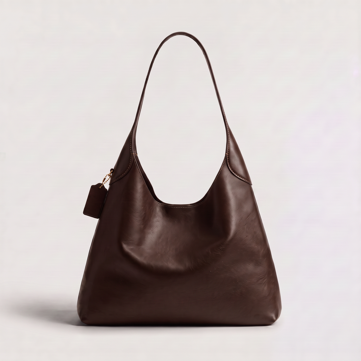 Women's Grained Leather Shoulder Bag