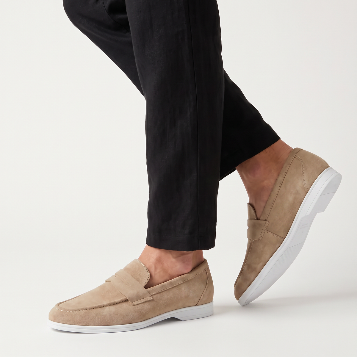 Men's Classic Leather Slip-On Loafers