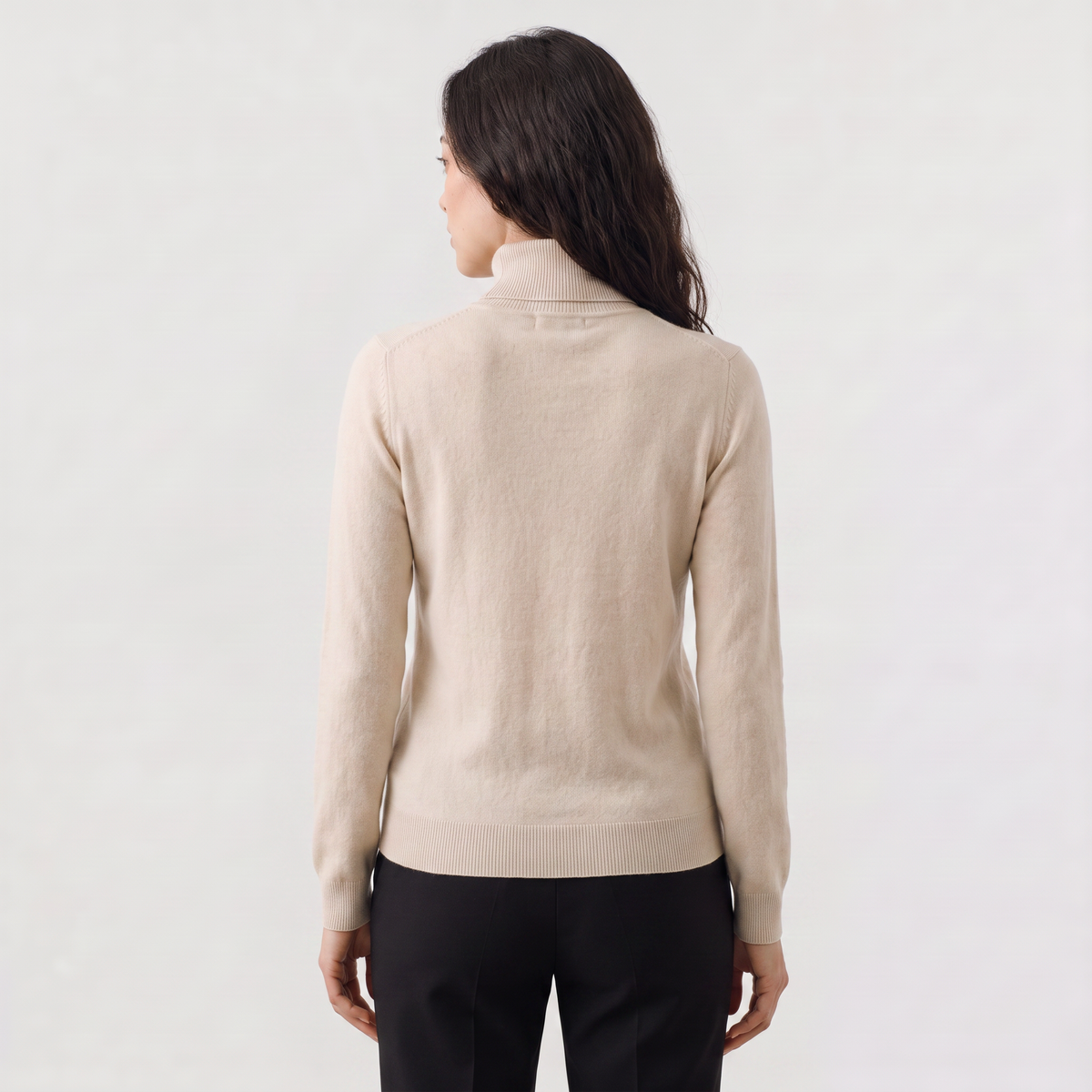 Women's Fine-Knit Turtleneck Jumper