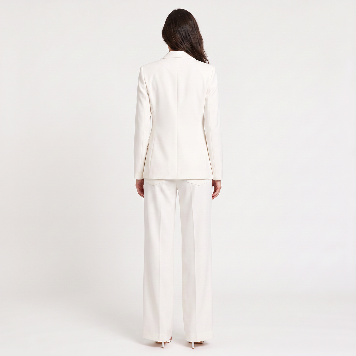 Women’s Tailored Blazer and Wide-Leg Trouser Set