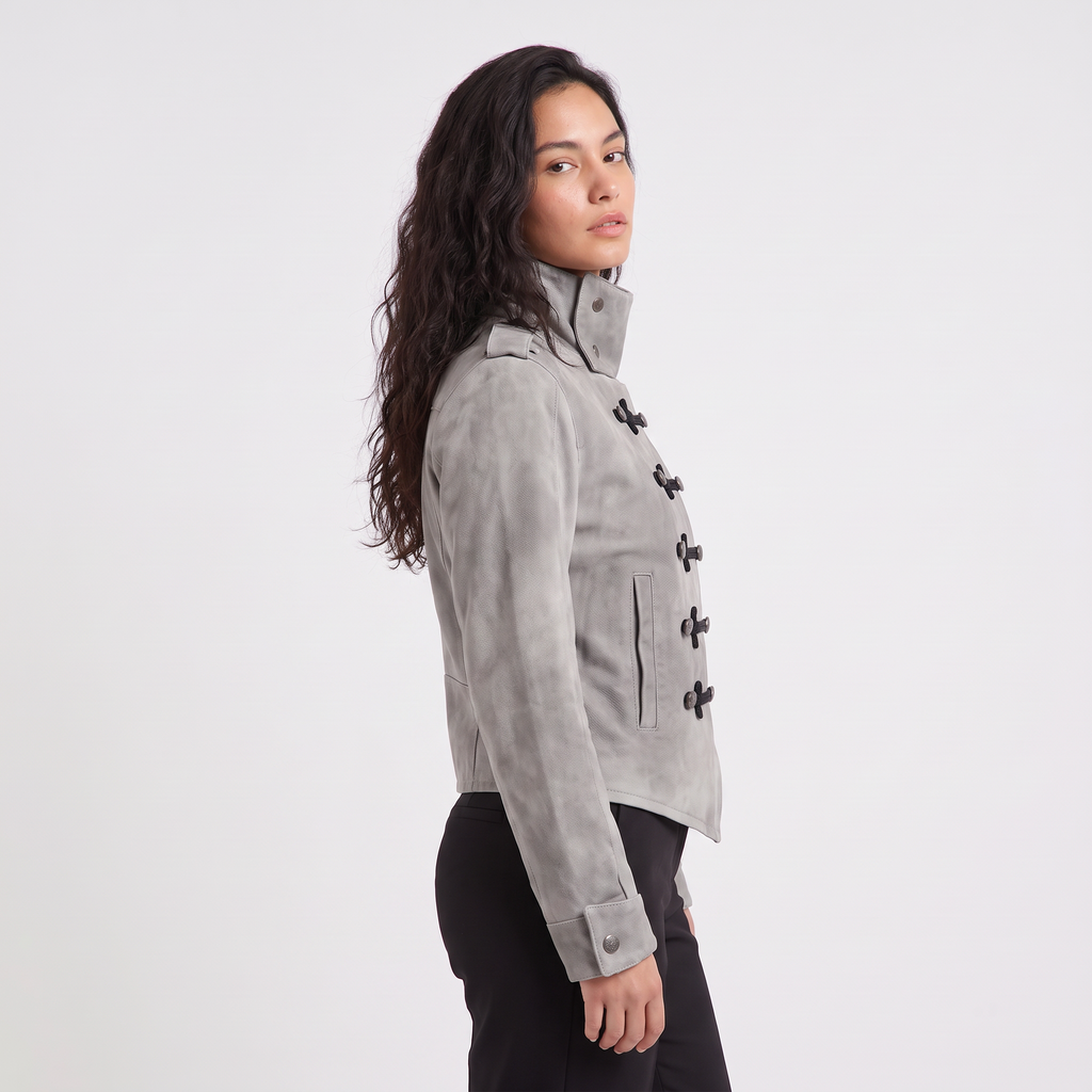 Women's Ash Grey Napoleon Jacket