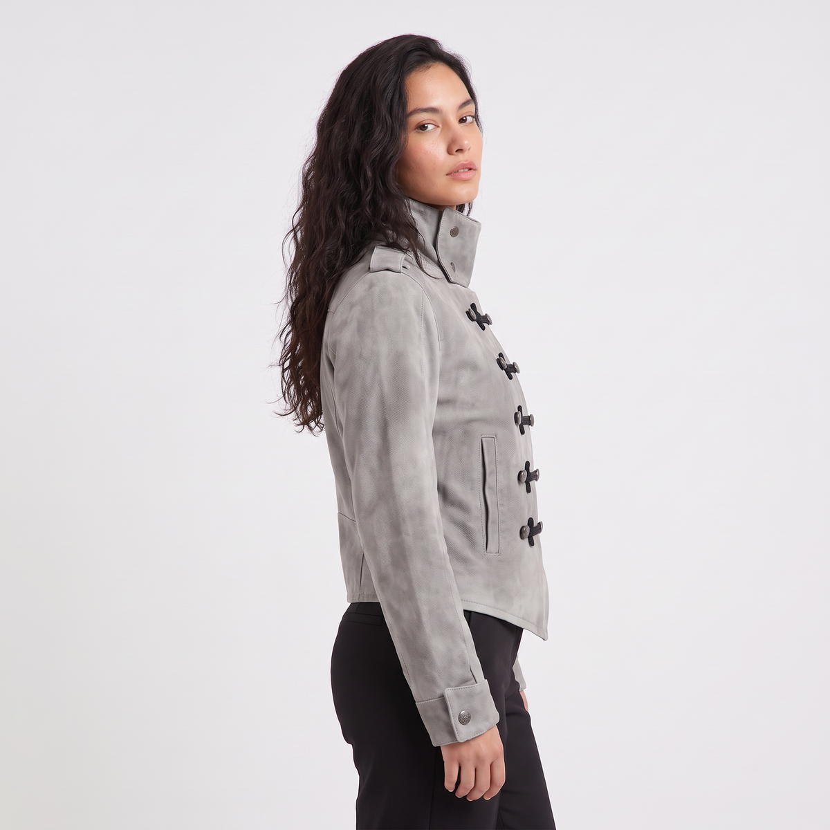 Women's Ash Grey Napoleon Jacket