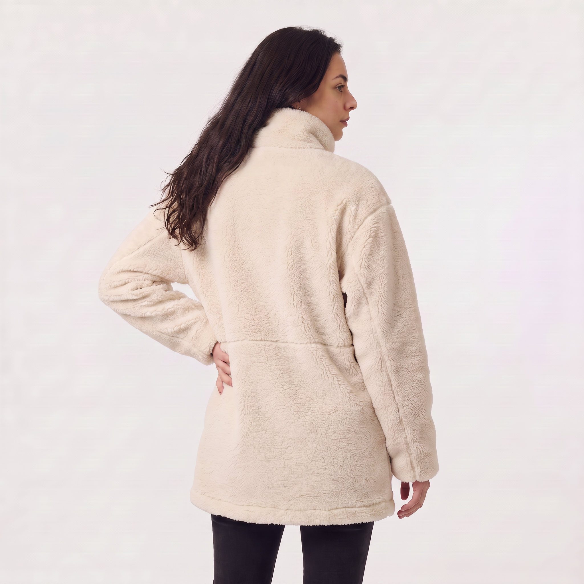 Women's Teddy Fleece Zip-Up Jacket