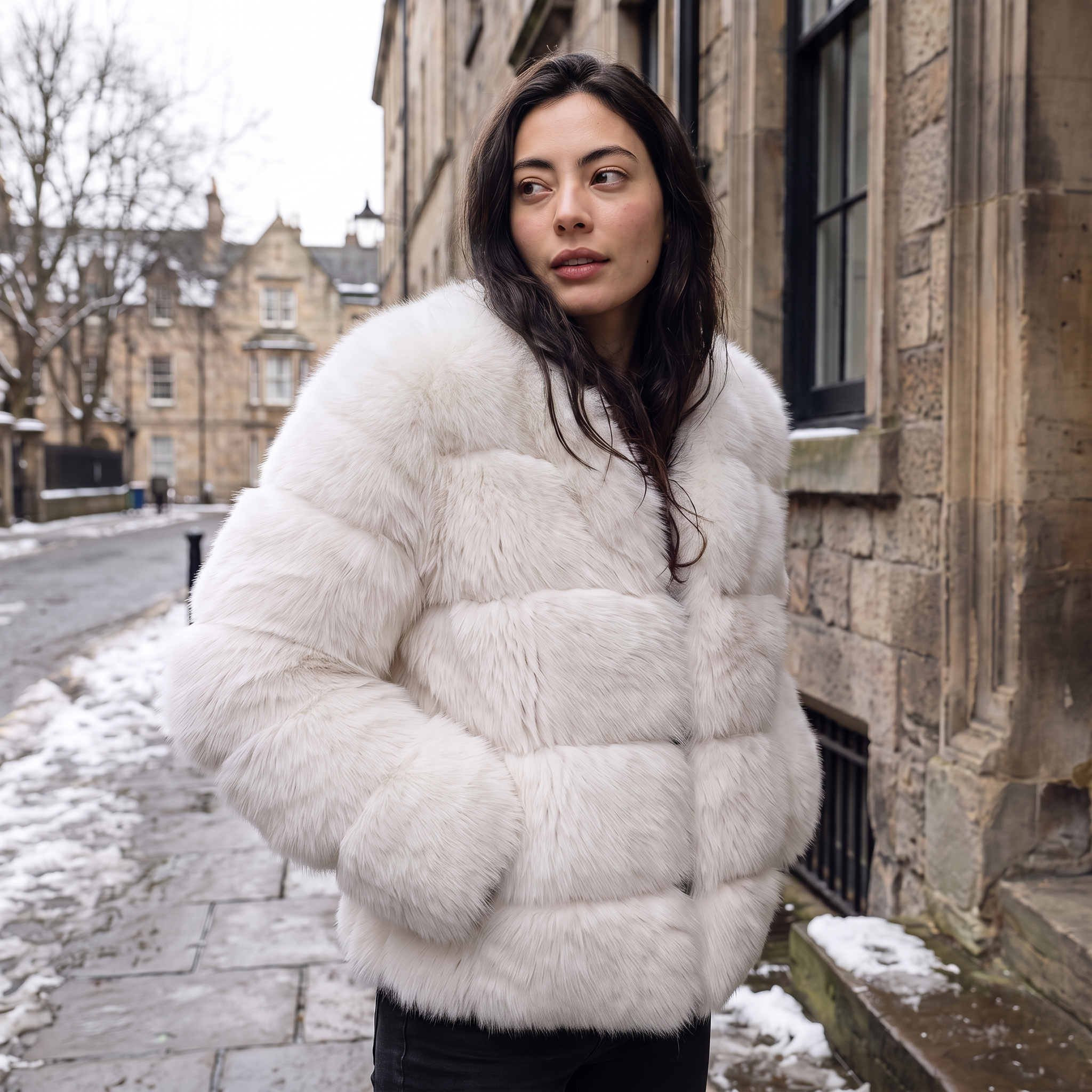 Women's Fluffy Faux Fur Jacket