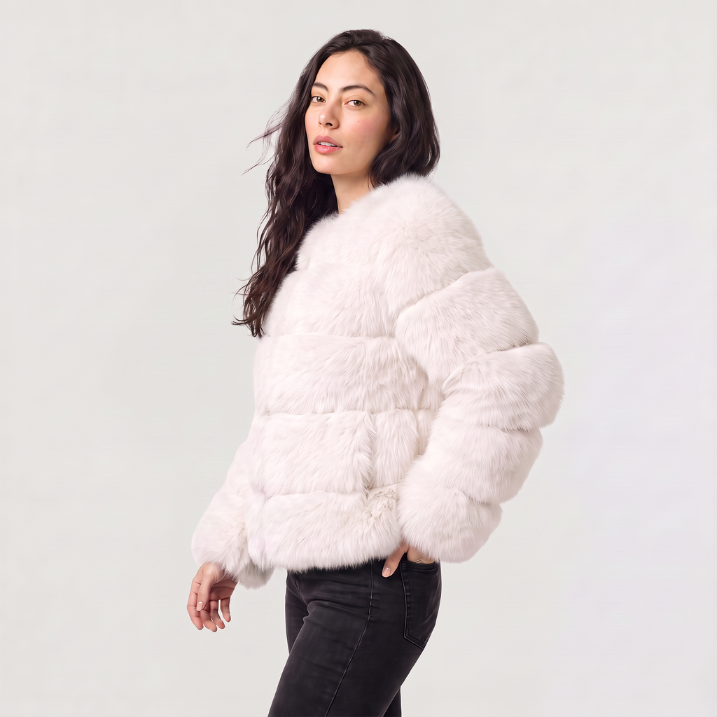 Women's Fluffy Faux Fur Jacket