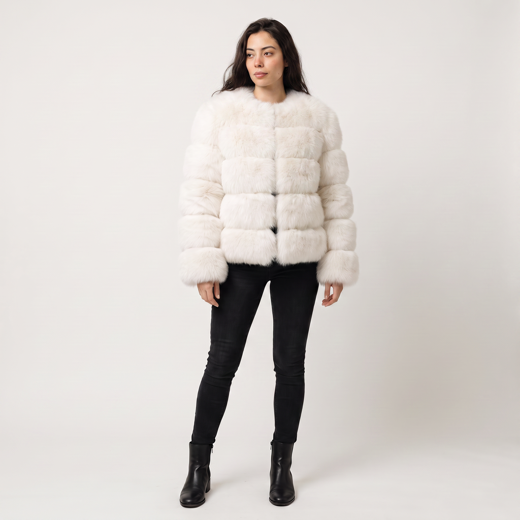 Women's Fluffy Faux Fur Jacket