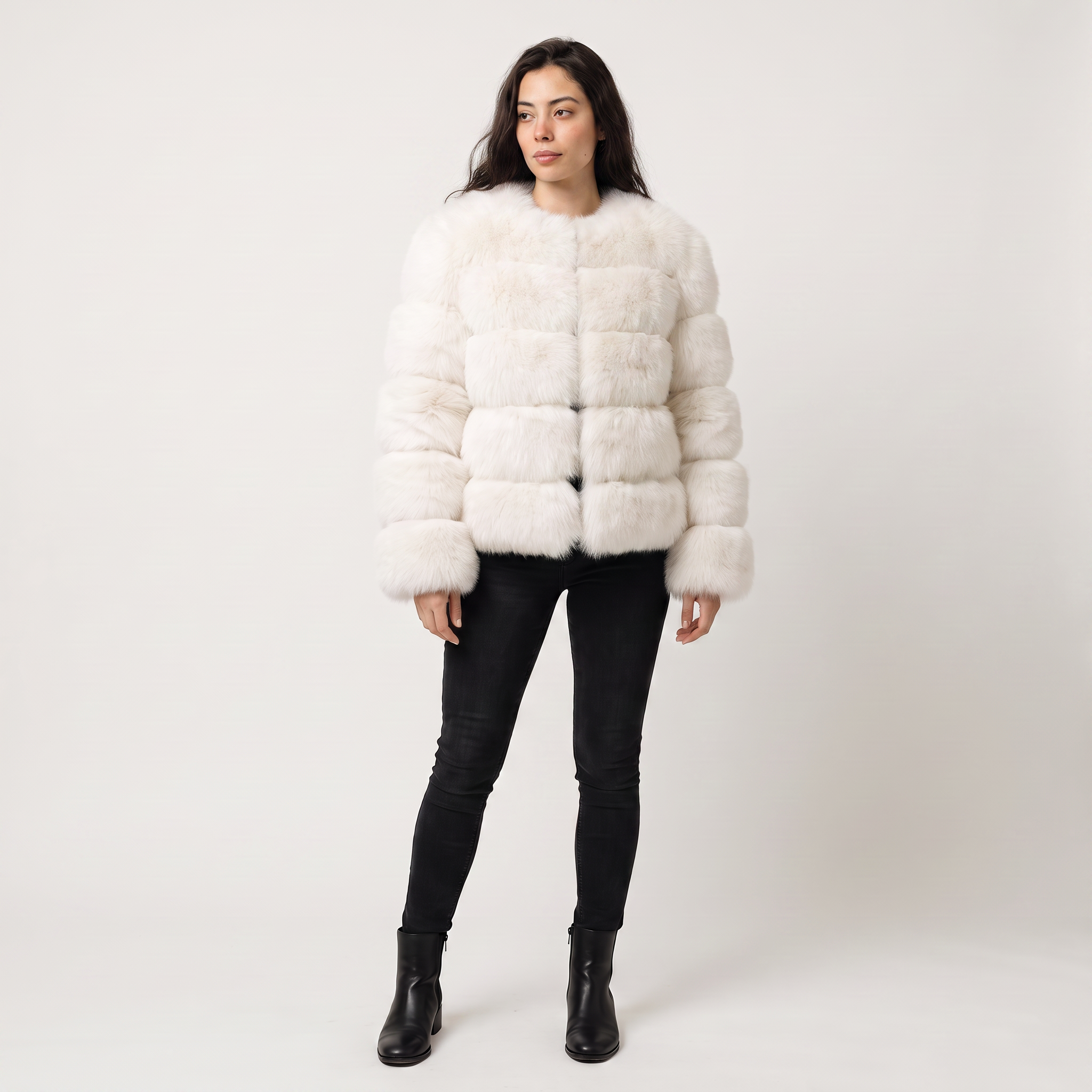 Women's Fluffy Faux Fur Jacket