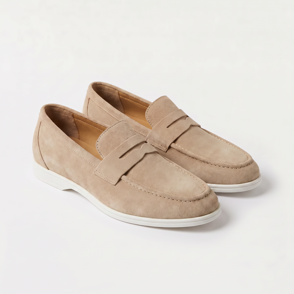 Men's Classic Leather Slip-On Loafers
