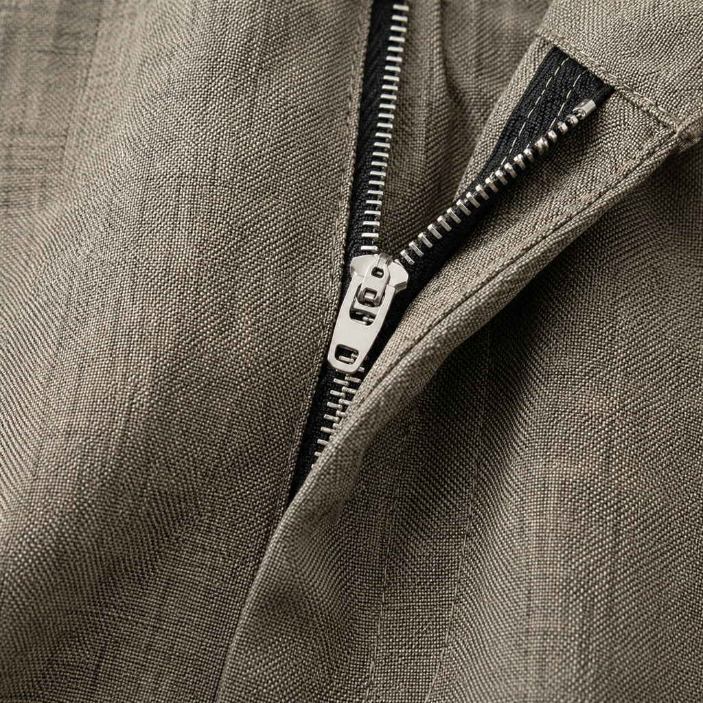 Men's Wide-Leg Pleated Trousers - Relaxed Tailored Fit